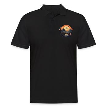 Paysage - Polo Homme - noir - Devant - Kai (181cm)