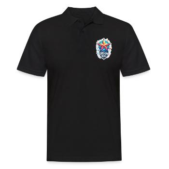 Rêvez grand - Illustration d’étoile filante - Polo Homme - noir - Devant - Kai (181cm)