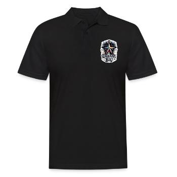 Rêvez grand - Illustration d’étoile filante - Polo Homme - noir - Devant - Kai (181cm)