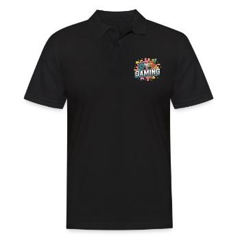 Jeux - Manettes - Polo Homme - noir - Devant - Kai (181cm)