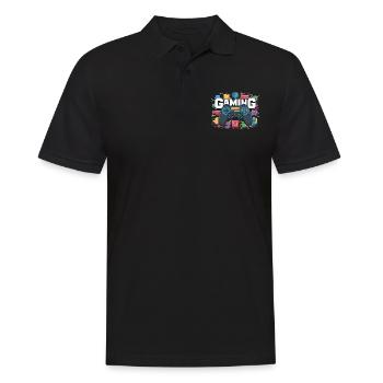 Jeux - Manettes - Polo Homme - noir - Devant - Kai (181cm)