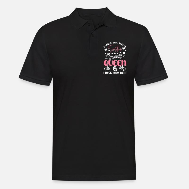 Hullern Ring Abnehmen Fit - Männer Poloshirt - Schwarz