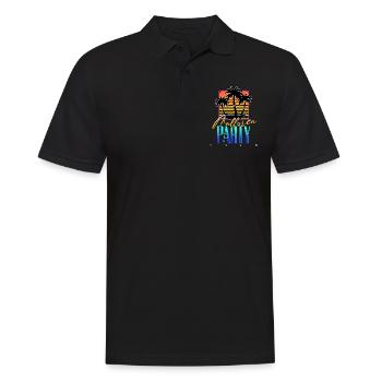 Mallorca Party Crew - Polo Homme - noir - Devant - Kai (181cm)