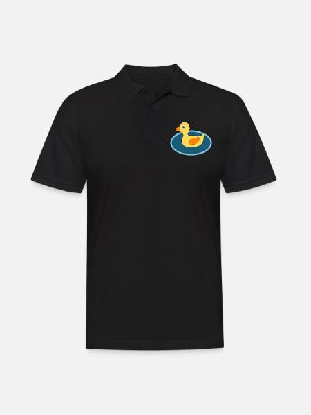 Kawaii Chibi Kawaii And Kawaii Ælling - Herre poloshirt - sort
