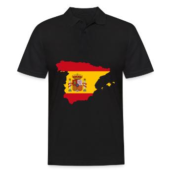 spain 1758851 1280 - Men's Polo Shirt - black - Front - Kai (181cm)