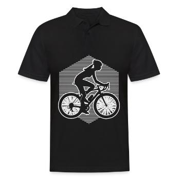 Cycling Cycling Cyclists Cycling - Men's Polo Shirt - black - Front - Kai (181cm)