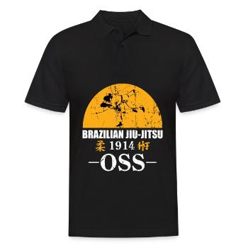 Brésilien Jiu Jitsu Cadeau Arte Suave Oss - Polo Homme - noir - Devant - Kai (181cm)