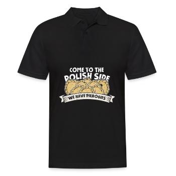Pierogi nouilles polonaises - Polo Homme - noir - Devant - Kai (181cm)
