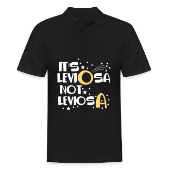 LeviOsa not leviosA spell mage - Men's Polo Shirt - black - Front - Kai (181cm)