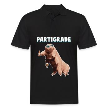 Bärtierchen Wasserbär Mikrobiologe Studentenparty - Männer Poloshirt - Schwarz - Vorne - Kai (181cm)