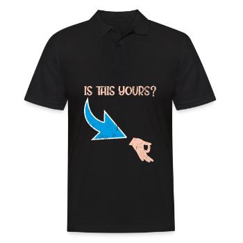Ok hand prank meme comedian circle game - Men's Polo Shirt - black - Front - Kai (181cm)