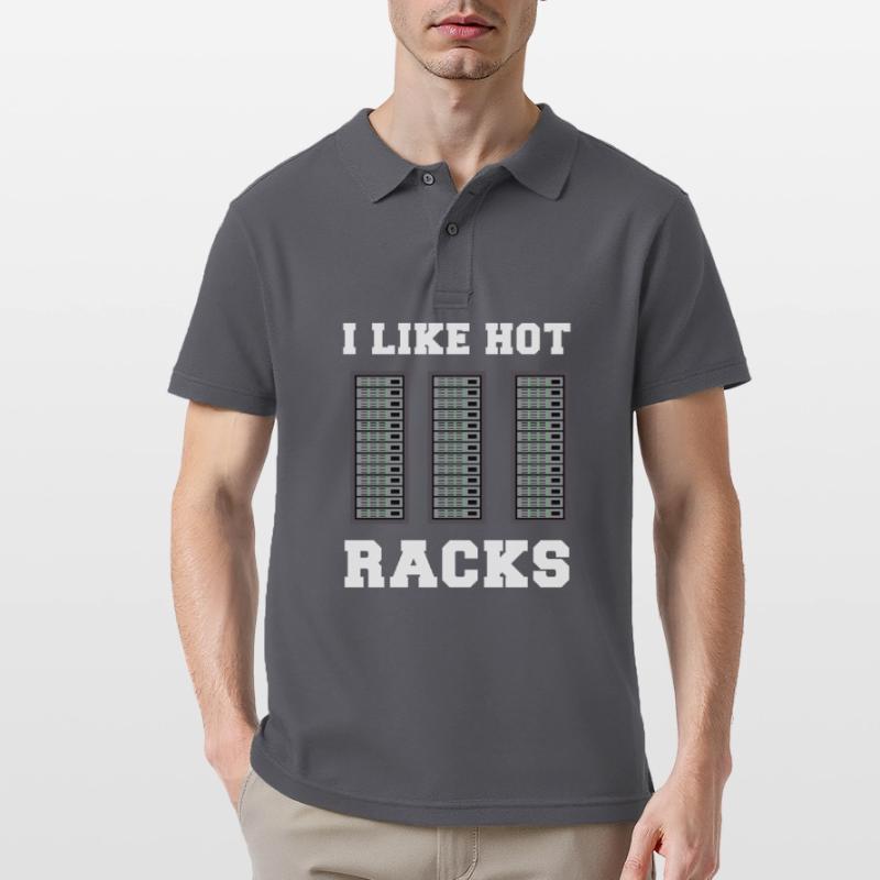 IT Netzwerk Programmierer Computer Informatiker Männer Poloshirt