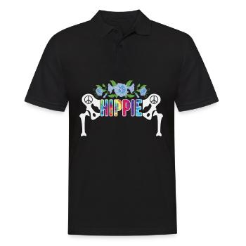 Chirurge de l’articulation de la hanche chirurgicale récupération hippie fleur - Polo Homme - noir - Devant - Kai (181cm)
