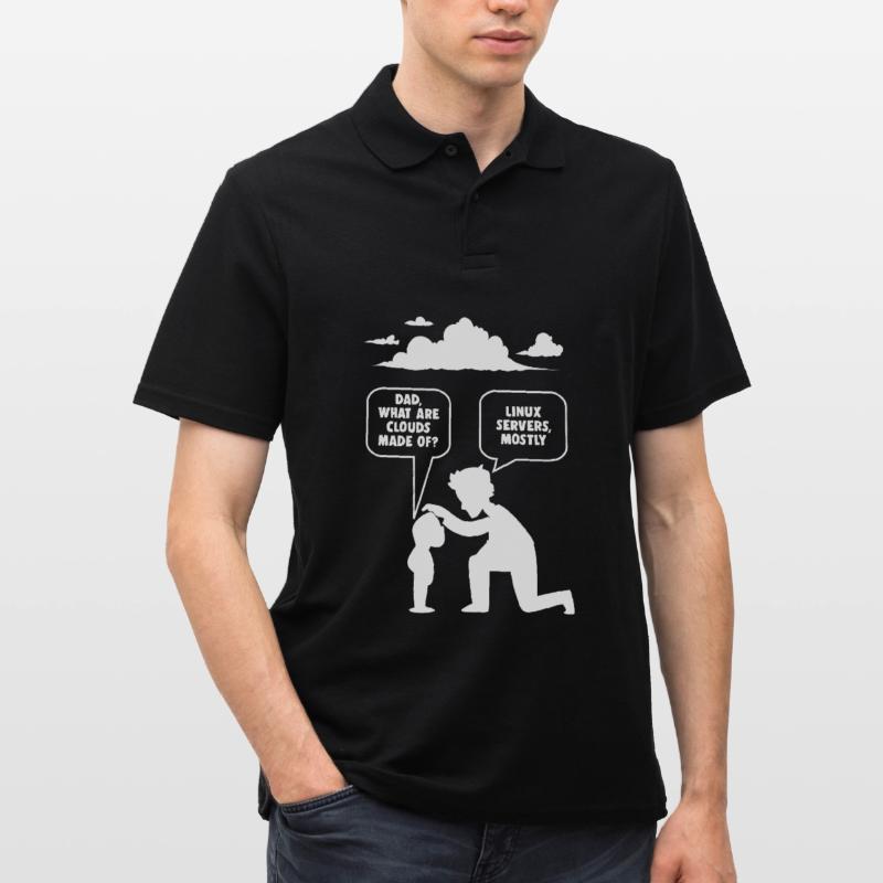 Linux Softwareentwickler Computer Programmierer Männer Poloshirt