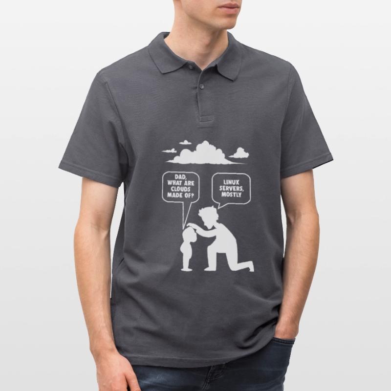 Linux Softwareentwickler Computer Programmierer Männer Poloshirt