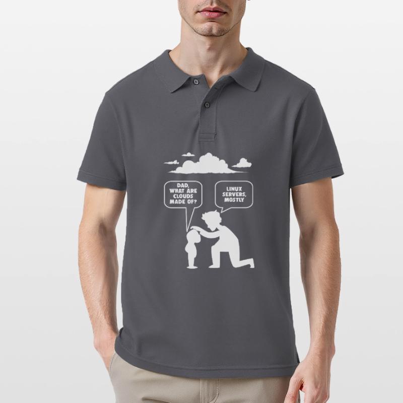 Linux software developer computer programmer Men's Polo Shirt