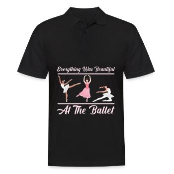 Danseur de ballet était tout beau professeur de danse - Polo Homme - noir - Devant - Kai (181cm)