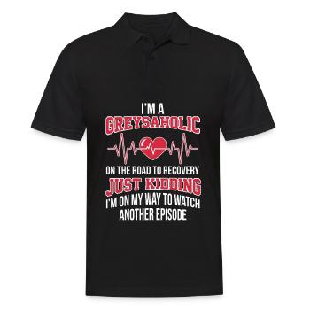 Greysaholic Anatomy Grey Sloan TV Meredith - Männer Poloshirt - Schwarz - Vorne - Kai (181cm)