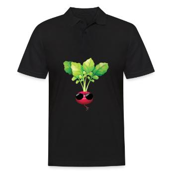 Radis lunettes de soleil Jardinage Jardinier - Polo Homme - noir - Devant - Kai (181cm)