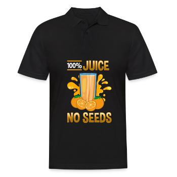 Successful vasectomy operation No seeds - Men's Polo Shirt - black - Front - Kai (181cm)