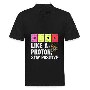 Chemie Physiker Lehrer Student Protonen - Männer Poloshirt - Schwarz - Vorne - Kai (181cm)