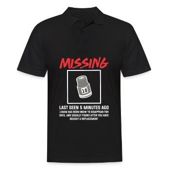 Funny mechanic 10mm socket mechanical engineering - Men's Polo Shirt - black - Front - Kai (181cm)