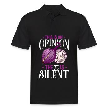Nombre pi professeur de mathématiques étudiant oignon mathématicien - Polo Homme - noir - Devant - Kai (181cm)