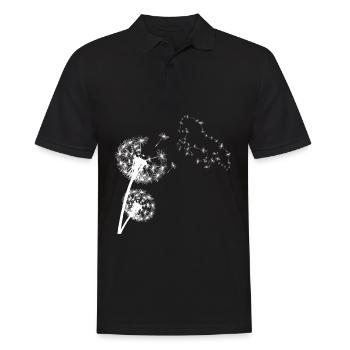 Island Pferd Pusteblume - Männer Poloshirt - Schwarz - Vorne - Kai (181cm)