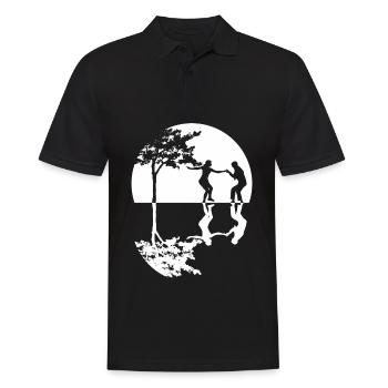 Boogie Woogie Dance Moon miroir - Polo Homme - noir - Devant - Kai (181cm)