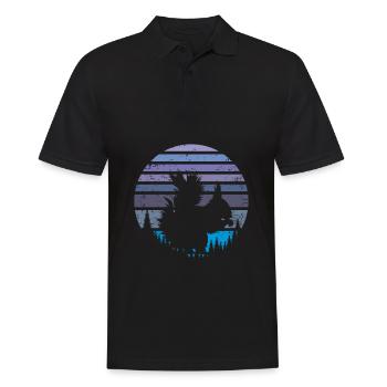 Écureuils de nuit - Polo Homme - noir - Devant - Kai (181cm)