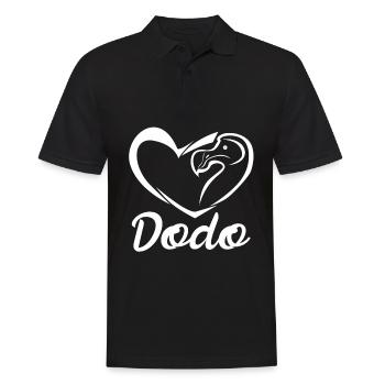 Le coeur de Dodo - Polo Homme - noir - Devant - Kai (181cm)