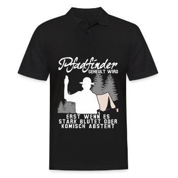Pfadfinder Spruch Pfadfinderin Witz - Männer Poloshirt - Schwarz - Vorne - Kai (181cm)