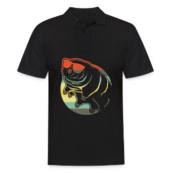 Tardigrade Retro Sunglasses - Men's Polo Shirt - black - Front - Kai (181cm)