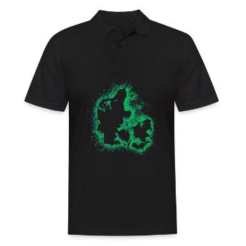 Danemark Denmark Umris - Polo Homme - noir - Devant - Kai (181cm)