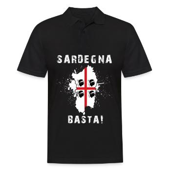 Sardinien Sardegna Urlaub Spruch - Männer Poloshirt - Schwarz - Vorne - Kai (181cm)