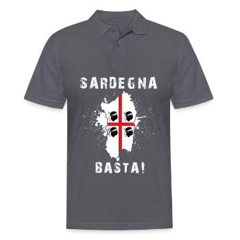Sardinien Sardegna Urlaub Spruch - Männer Poloshirt - Anthrazit - Vorne - Nico (186cm)