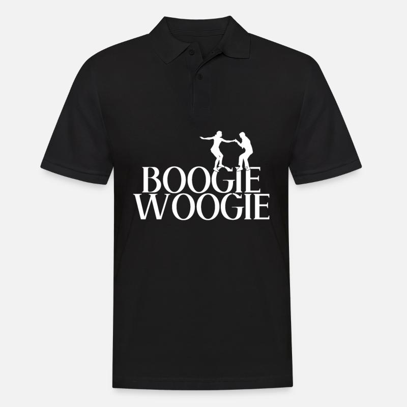 Boogie Woogie Dance Dancer - Men's Polo Shirt - black