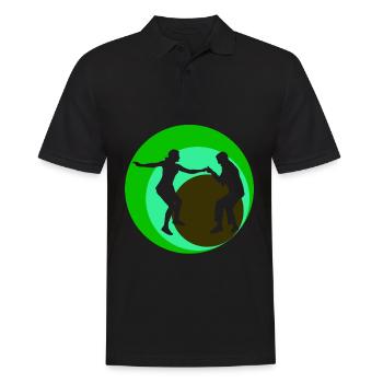 Boogie Woogie Dance Retro Dancers - Men's Polo Shirt - black - Front - Kai (181cm)