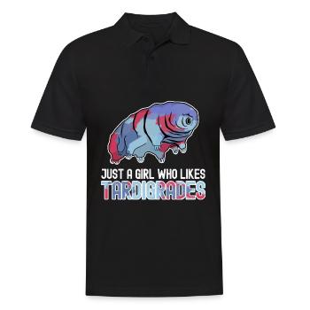 Tardigrade Tardigrades Wasserbär - Männer Poloshirt - Schwarz - Vorne - Kai (181cm)