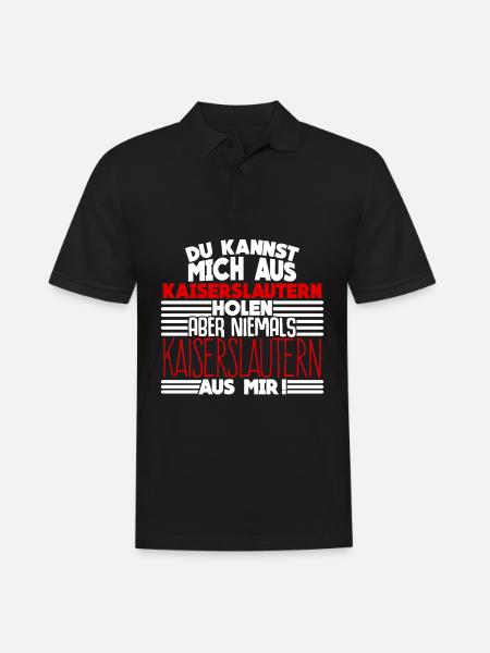 Kaiserslauterer Spruch Kaiserslautern - Männer Poloshirt - Schwarz