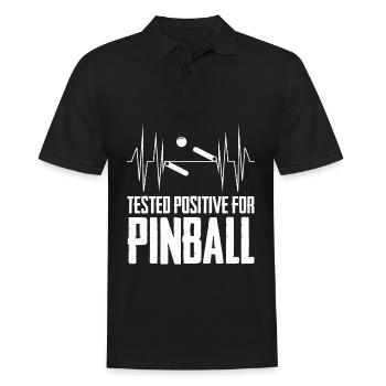 Pinball Pinball Machine Pinball - Men's Polo Shirt - black - Front - Kai (181cm)
