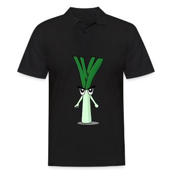 Regardé en poireaux Regardé en - Polo Homme - noir - Devant - Kai (181cm)