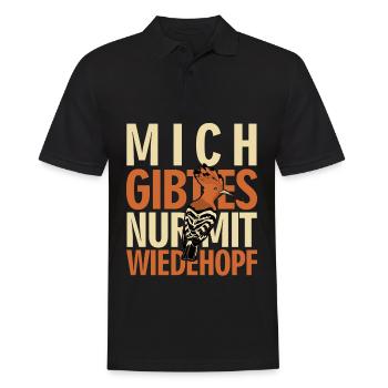 Wiedehopf Ornithologe Vögel Vogel - Männer Poloshirt - Schwarz - Vorne - Kai (181cm)