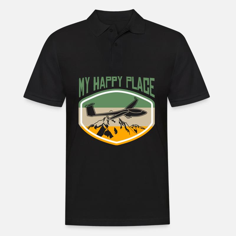 Gliding Glider Glider Glider - Men's Polo Shirt - black