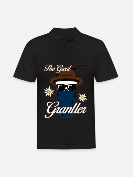 Grantler Grantln Granteln - Men's Polo Shirt - black