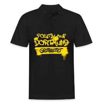 Dortmund Spruch Dortmunder - Männer Poloshirt - Schwarz - Vorne - Kai (181cm)