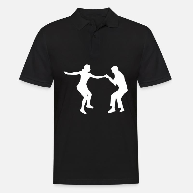 Boogie Woogie Boogie-Woogie Dancing Swing - Men's Polo Shirt - black