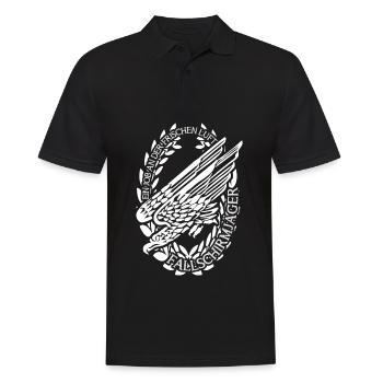 Parachutistes Aigle Parachutistes - Polo Homme - noir - Devant - Kai (181cm)