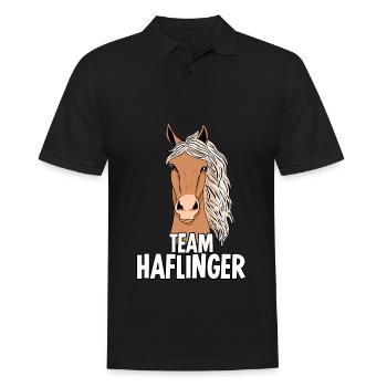 Haflinger Team Haflingers - Men's Polo Shirt - black - Front - Kai (181cm)