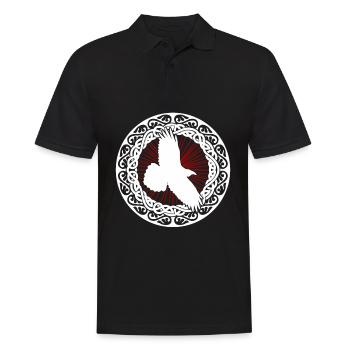 Raven Viking Bijoux Corbeau - Polo Homme - noir - Devant - Kai (181cm)